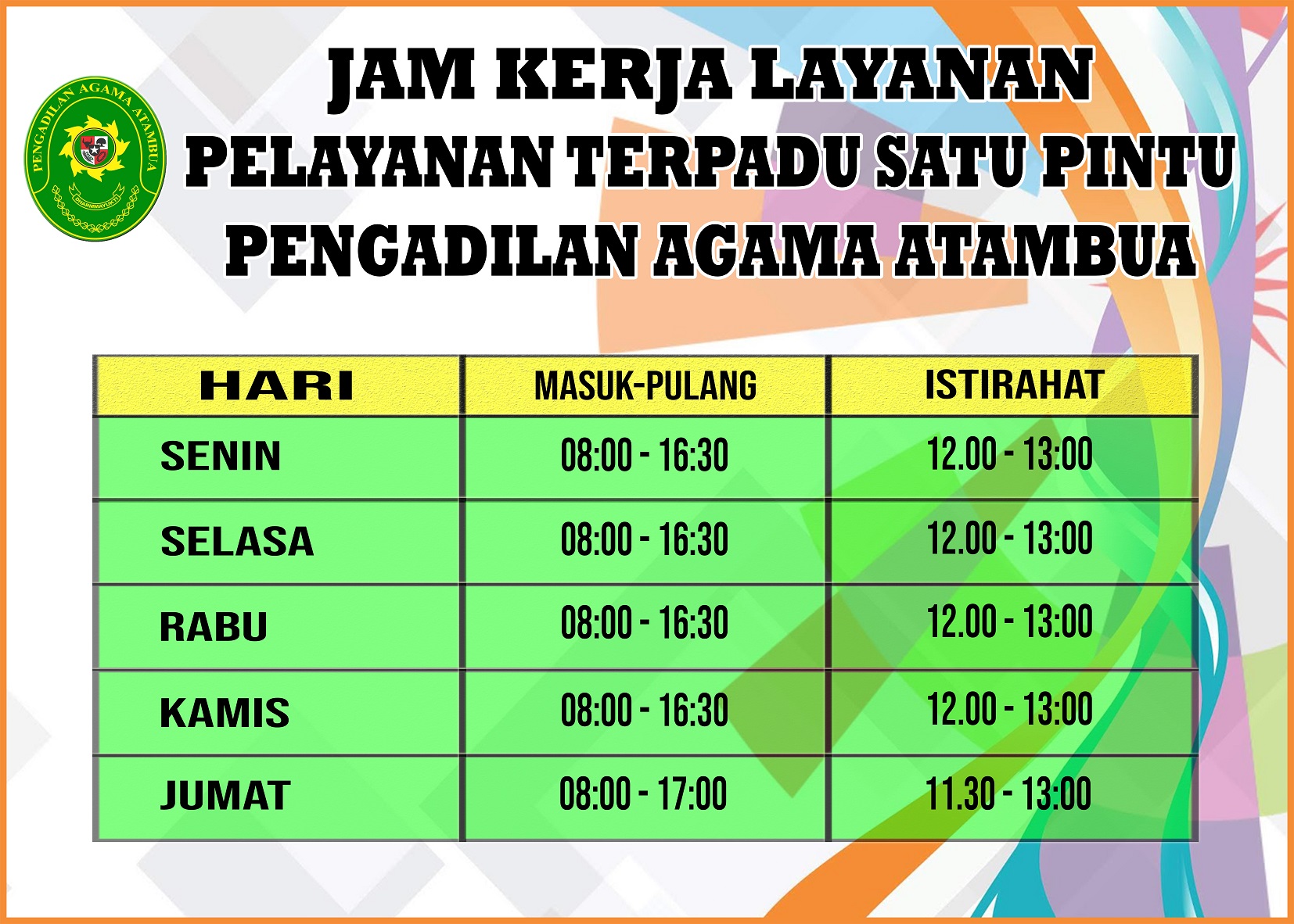 JAM LAYANAN PTSP