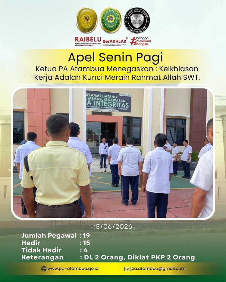 Apel Pagi 1